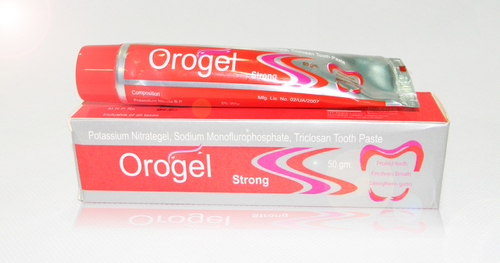 Potassium Nitrategel,Sodiummonophosphate Triclosan Application: Mouth Wash