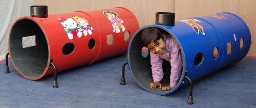 Crawling Tunnel (3 Meter Long In 3 Parts): Age Group: Infants