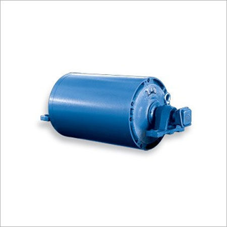 Blue Motorized Drum Conveyor Pulley