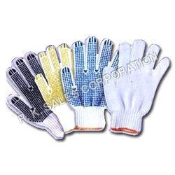 Knitted Dotted Gloves