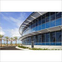 Aluminium Glass Glazing - Aluminum & Tempered Glass, Customizable Size, Silver Frame, 6-12mm Thickness | Easy Installation, Elegant Look, Fine Finishing