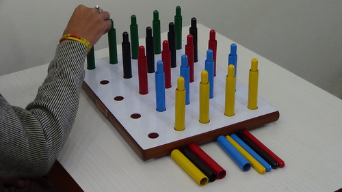 CYCLINDER PEG BOARD (25 Pegs)