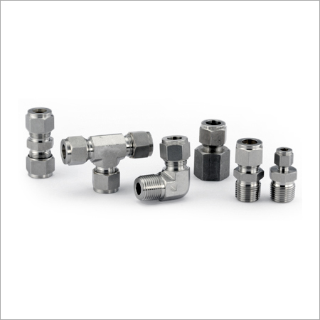 SS Tube Fittings - Stainless Steel, 6-50mm, High Pressure | Corrosion Resistant, Polished Finish, Tight Fitting