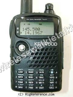 KENWOOD walkie talkie TH-F7E