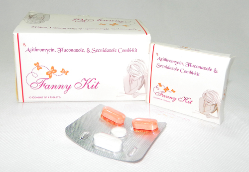 Azithromycin, Fluconazole & Secnidazole Combi Kit Application: Female Medical