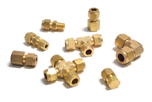 Compression Fittings - High Brass, Various Sizes | Rust Proof, Light Weight, Leak Resistant, Smooth Flow