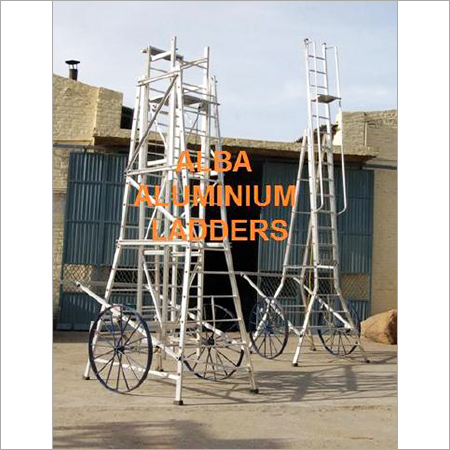 Aluminium Telescopic Tower Ladder