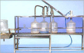 Semi Auto Jar Rinsing / Filling / Capping Machine