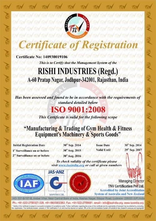 (ISO) RISHI INDUSTRIES (Regd.)