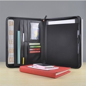 Multi-Purpose Business Portfolio NotePad Velvet Interior Case for iPad