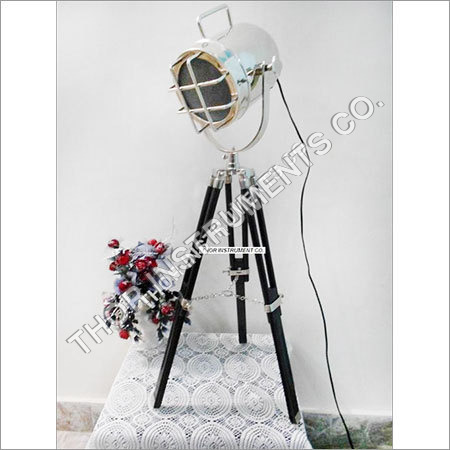 Royal Corner table Lamp Searchlight with Black tripod