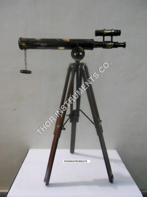  Nautical Brass Telescope With Tripod Stand Beautiful Replica