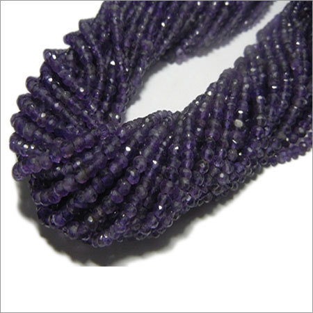 13 inche Amethyst Faceted Rondelle 3-4mm Beads 10 Strands
