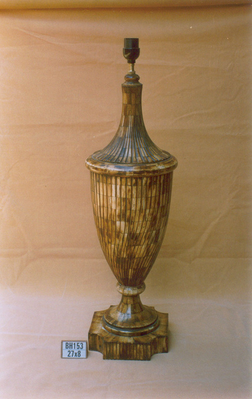 Wooden Bone Carving Lamp