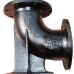 Cast Iron Duckfoot Bend