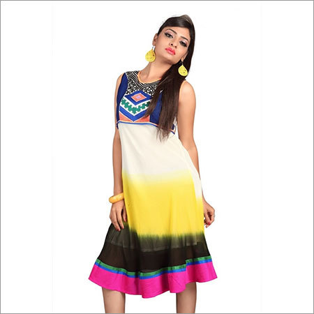 Silk Printed Kurtis