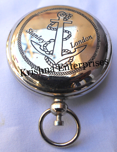 Stanley London Push Button Compass
