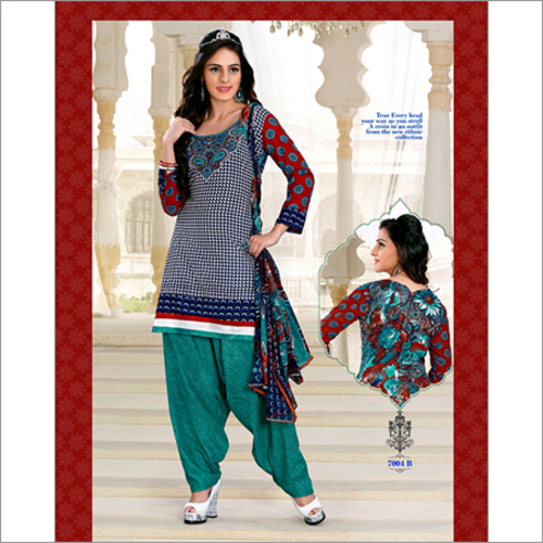 Causal Wear Embroidered Salwar Kameez