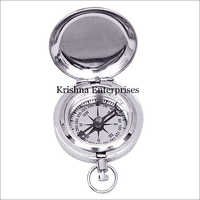 Brass Push Button Compass