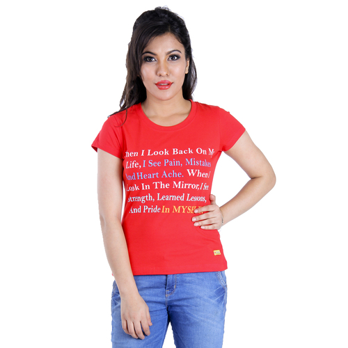 ROUND NECK PRINTED T-SHIRT 