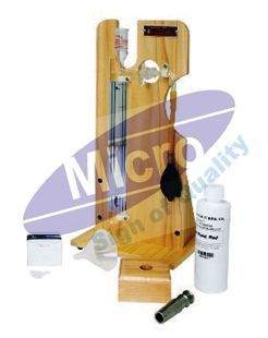 Blaine Air Permeability Apparatus - Wood and Glass, 5-10 kg | Precise Measurement, Easy Operation, ASTM C-204 Compliance