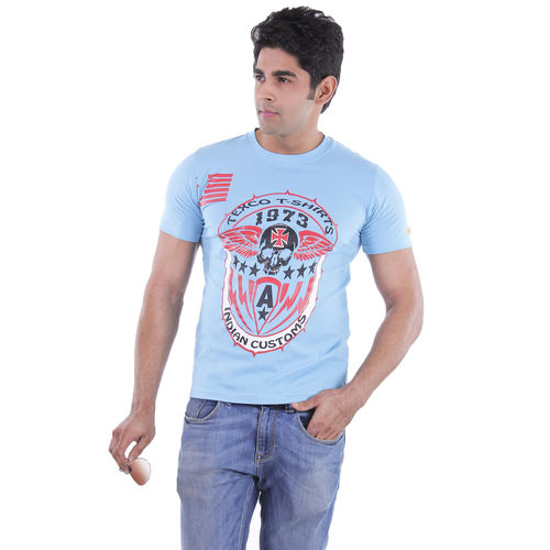 ROUND NECK PRINTED T-SHIRT