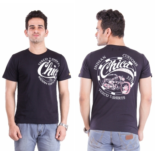 ROUND NECK PRINTED T-SHIRT