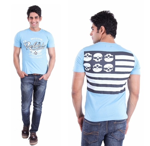 ROUND NECK PRINTED T-SHIRT 