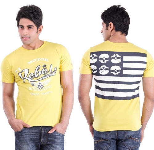 ROUND NECK PRINTED T-SHIRT