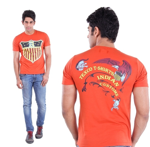 ROUND NECK PRINTED T-SHIRT