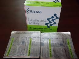 Biocon 100mg caps.
