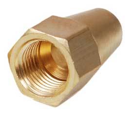 Brass Flare Long Nut