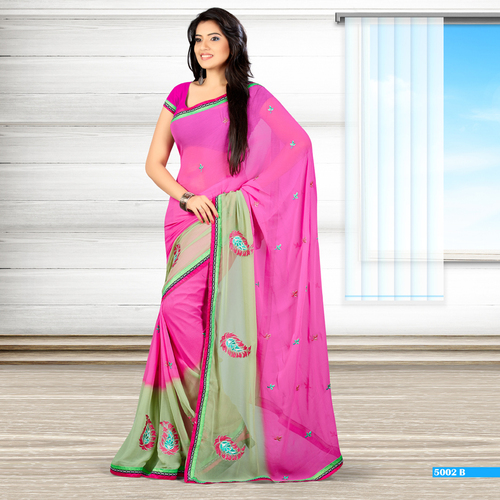 Embroidery Work Sarees