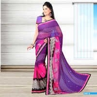 Fancy Printed Work Sarees