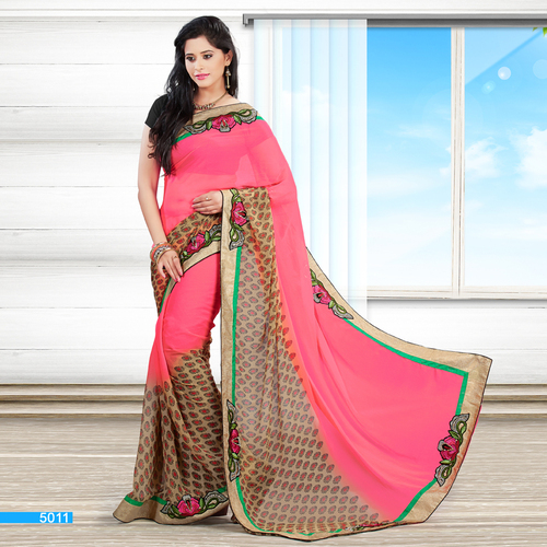 Latest Fancy Printing work sarees