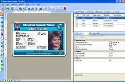 I.D Card Software - Advanced Printing Management Tool , Cardholder Record Database & Custom Design Options