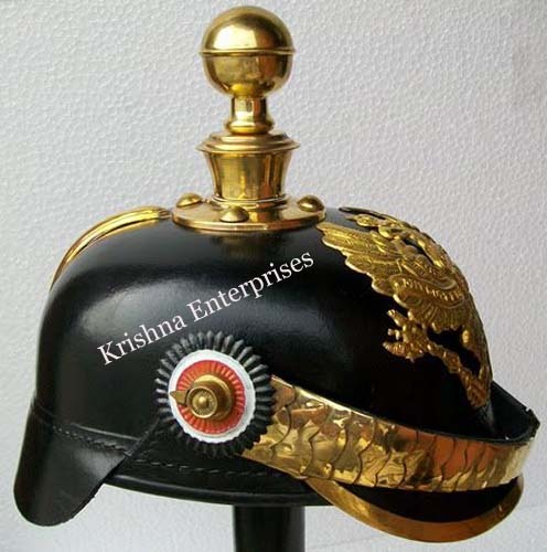 Brass Fitting Leather [Pickelhaube Helmet