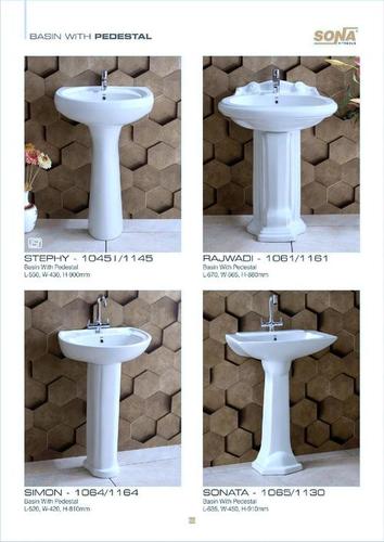 vintage pedestal basin