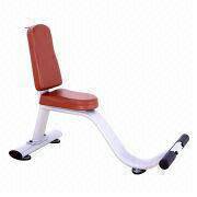 Adjustable Steel Weight Training Bench - 100x60x80 cm, Brown | Compact, Durable, Comfortable, Portable, Stable, Easy Assembly