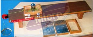 Friction Slide - Wood & Metal, 500x100x50 mm, Load 100 N | Precise Measurement, ISO Compliance, Durable Design, Easy Setup