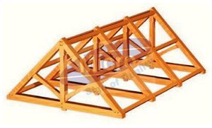 King Post Truss Model