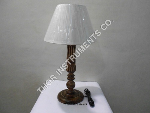 Electric Hurricane Lamp with White Glass Shade