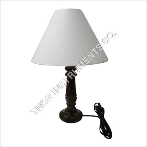 Nautical Brass Wood Table Lamp Light