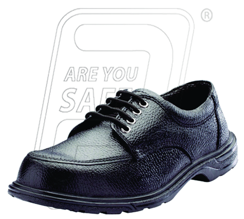 Safety Shoes - Leather Upper PU Sole, Size 6-10, Steel Toe Cap | Impact, Electrical, Chemical, Oil Resistance