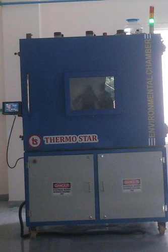 Environmental Chamber - Stainless Steel & Mild Steel | 1000L Capacity, Aqua Marine Blue, -80Â°C Operating Temp, 1000kg Loading Capacity, Automatic Defrost, Air-Cooled Condenser