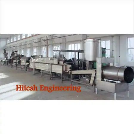 Semi Automatic Pellet Frying Line