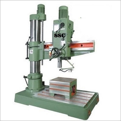 Green 50Mm Capacity All Gear Radial Drilling Machine