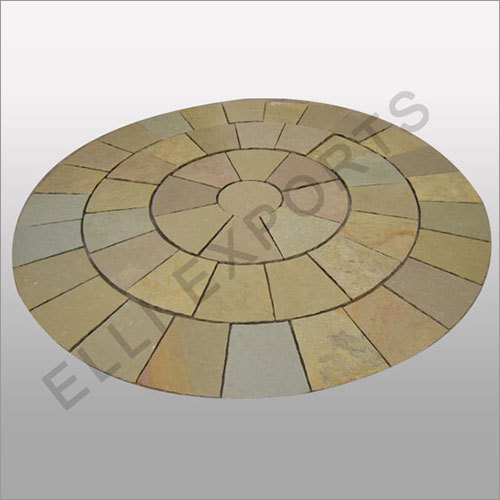 Circle Of Kota Brown Limestone
