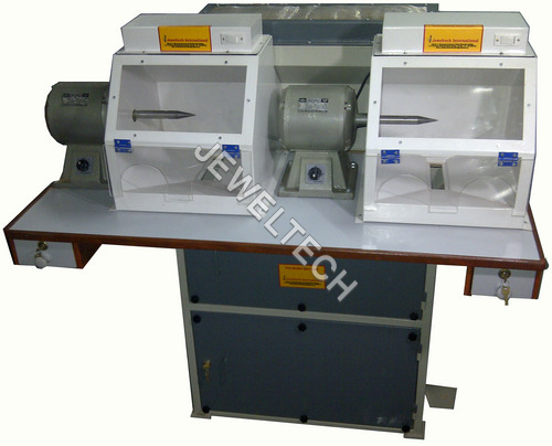 Double station polishing machine