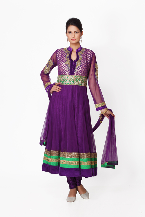 Purple Salwar Kameez